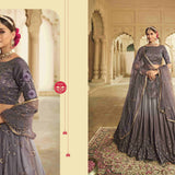 New Exclusive Embroiered Semi Stitched Bridal Lehenga Choli