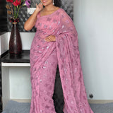 Beautifull Sequance Saree Collection