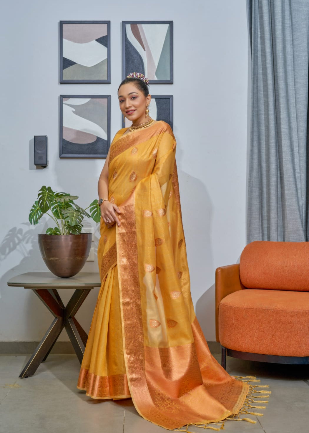 PURE TISSUE SILK SAREE