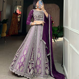 Sparkale Purple  Lehengha Choli