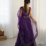 Violet Premium Net Lehenga Choli