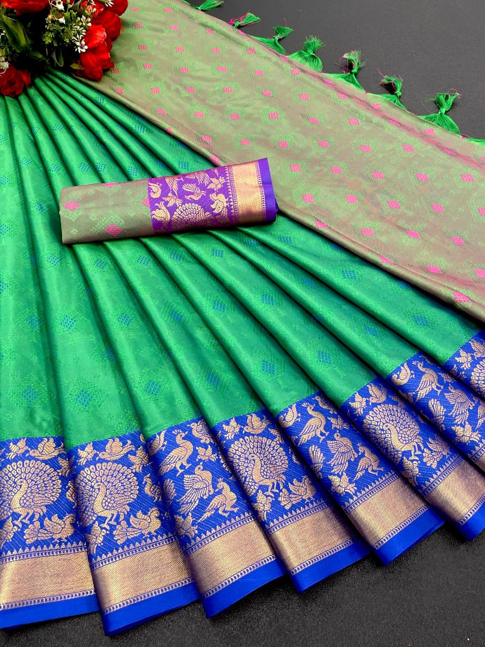 Pure Soft Kanchivaram Silk  Saree