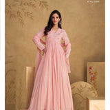 Sayuri Chinon Silk Anarkali Dress Collection