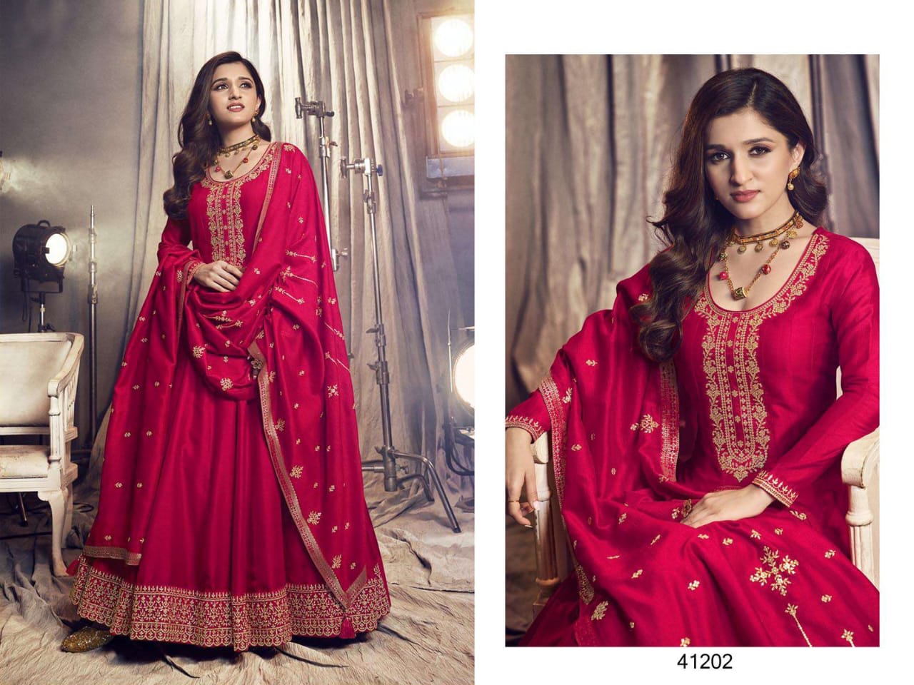 Georgette Anarkali Gown Collection