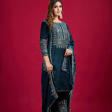 Designer Party Wear Look Top-Dupatta