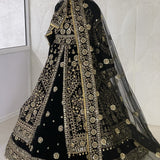 Premium Bridal Velvet Lehenga Choli