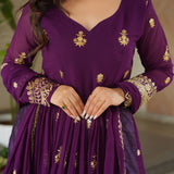 Designer Embroidered Anarkali Gown
