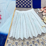 Đěsigner Sequence Embroidery Work Kids Lehenga -Choli*