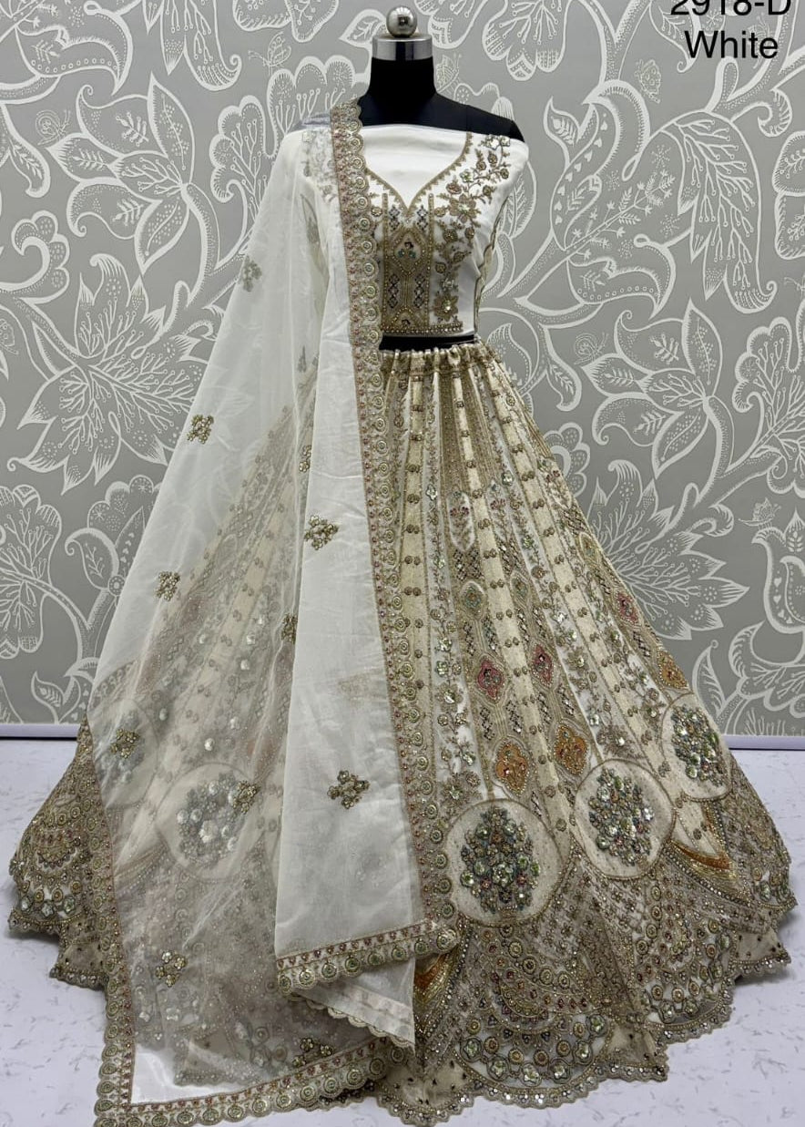 Luxurious Embroidered Wedding Lehenga
