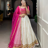 premium sequins work lehenga