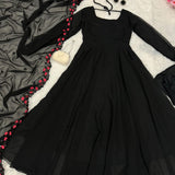 Exclusive Black Anarkali Gown