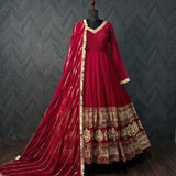 Attractive Booming Anarkali Gown