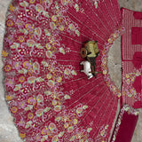 Stunning Silk Embroidered Wedding Lehenga