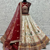 Trendy Heavy Velvet Bridal Wedding Lehenga