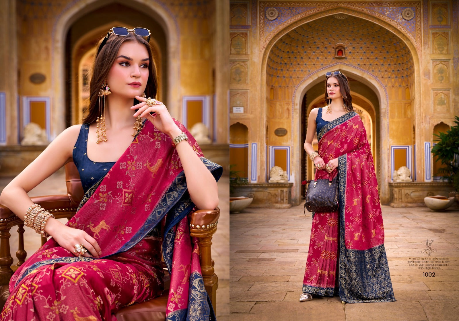 Occassionaly Trikaashi Satin Silk Saree