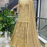 Pure Heavy Chinon  Lehenga Top