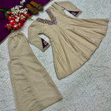 Exclusive Roman Silk Top Sharara