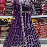 Purple Occasionaly Lehenga Choli