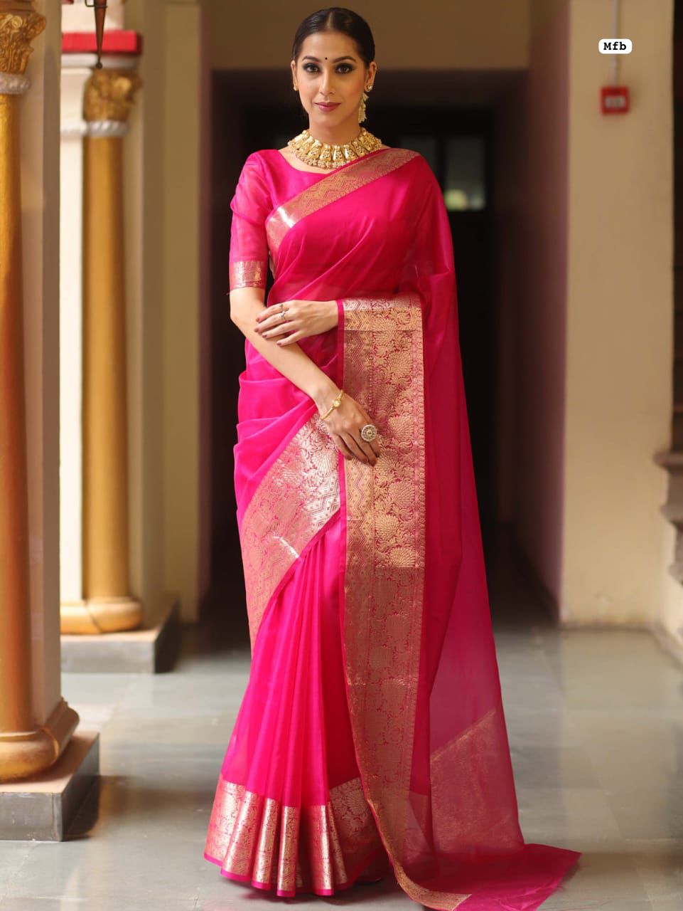 Beautifull Jacquard Weaving Saree