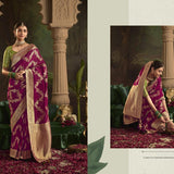 Traditional Bridal Dola Silk Saree