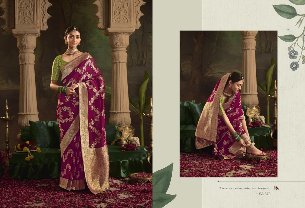 Traditional Bridal Dola Silk Saree