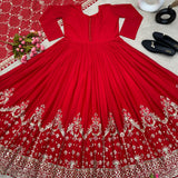 Gorgeous Look Red Gown