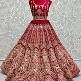 Golden Antique Embroidered Exclusive Lehengacholi