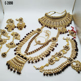 Bridal necklace accessories combo set