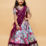 Festive Kids Silk Lehenga Choli