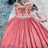 Designer Kids Silk Lehenga Choli