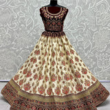 Velvet Attached Multi Embroidered Lehengacholi