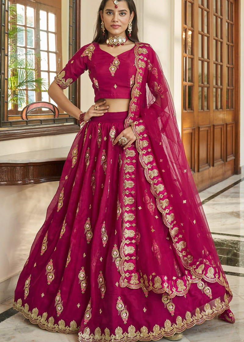 Premium Organza Lehenga