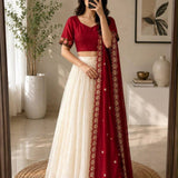 Chandrika Vichitra Silk Lehenga