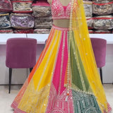 Stunning Multycolored Lehenga Choli