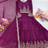 Presenting Ruffles Anarkali Gown