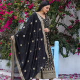 Black Heavy Georgette Anarkali Gown