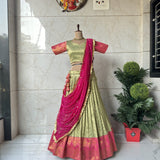 Kanjivaram Treditional Silk Lehenga