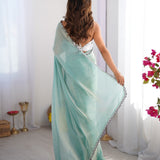 Beautiful Burberry Silk Saree