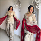 Panjabi Style Tenny Organza Suit