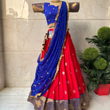 Treditional Kanchivaram Silk Lehenga