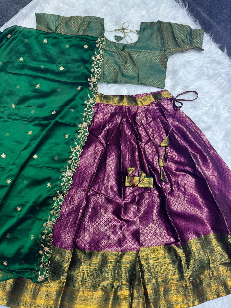 Premium  Kanjivaram Lehenga