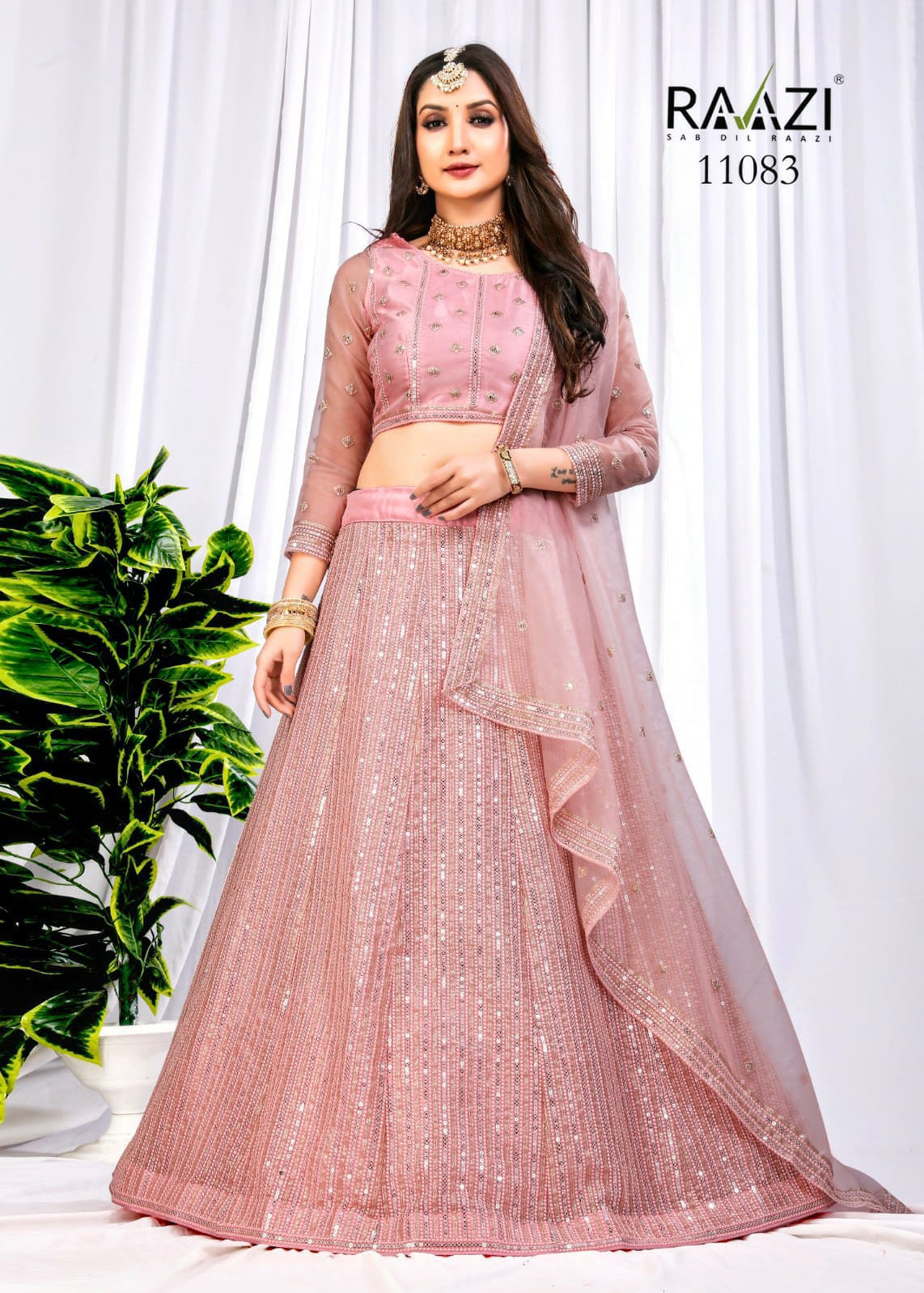 Designed Party and Reception wear Lehengacholi