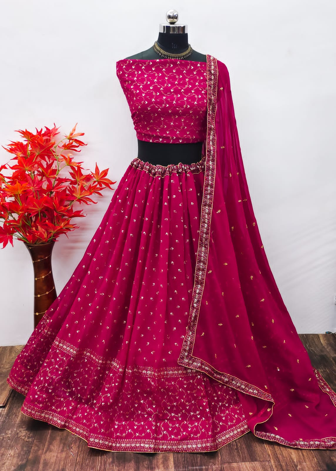 Traditional Aesthetic  Georgette Lehenga choli