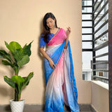 Digital Printed Mono Banglori Saree