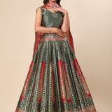 Treditional Banarasi Silk Lehenga