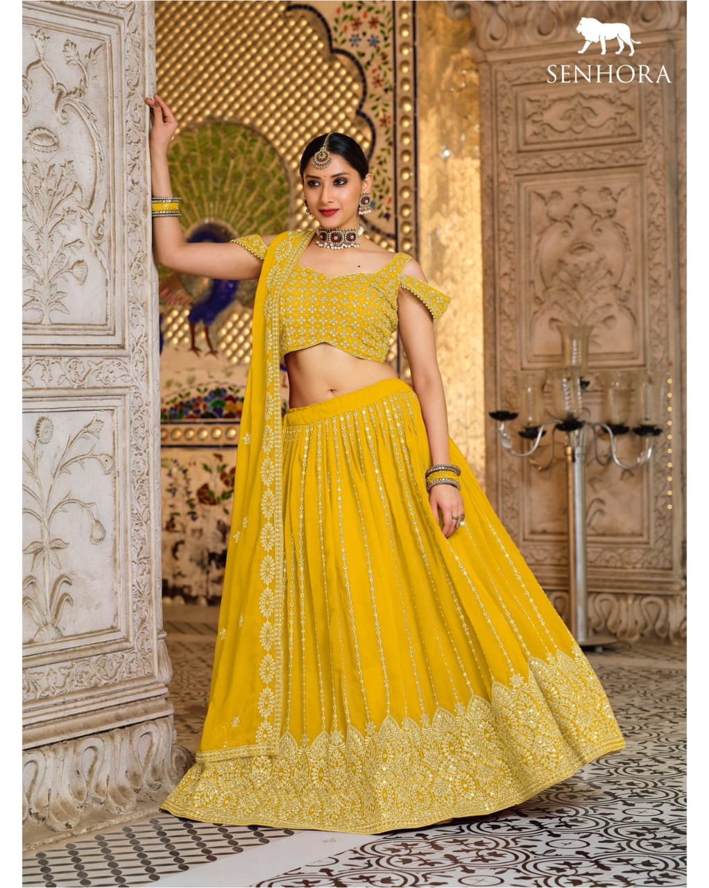 Premium  Pure Georgette Lehenga