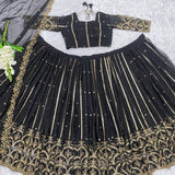 Bollywood Black Lehenga Choli