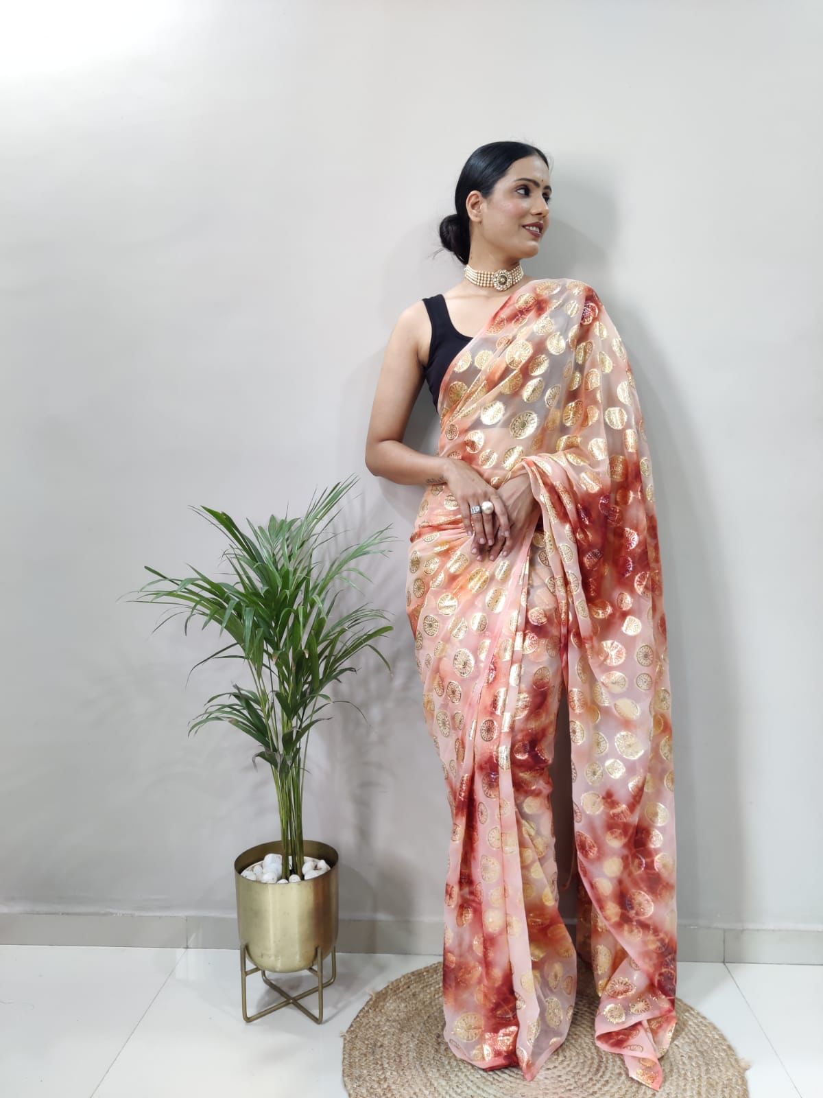 PRESENT NEW READY TO WEAR 1 MIN SAREE