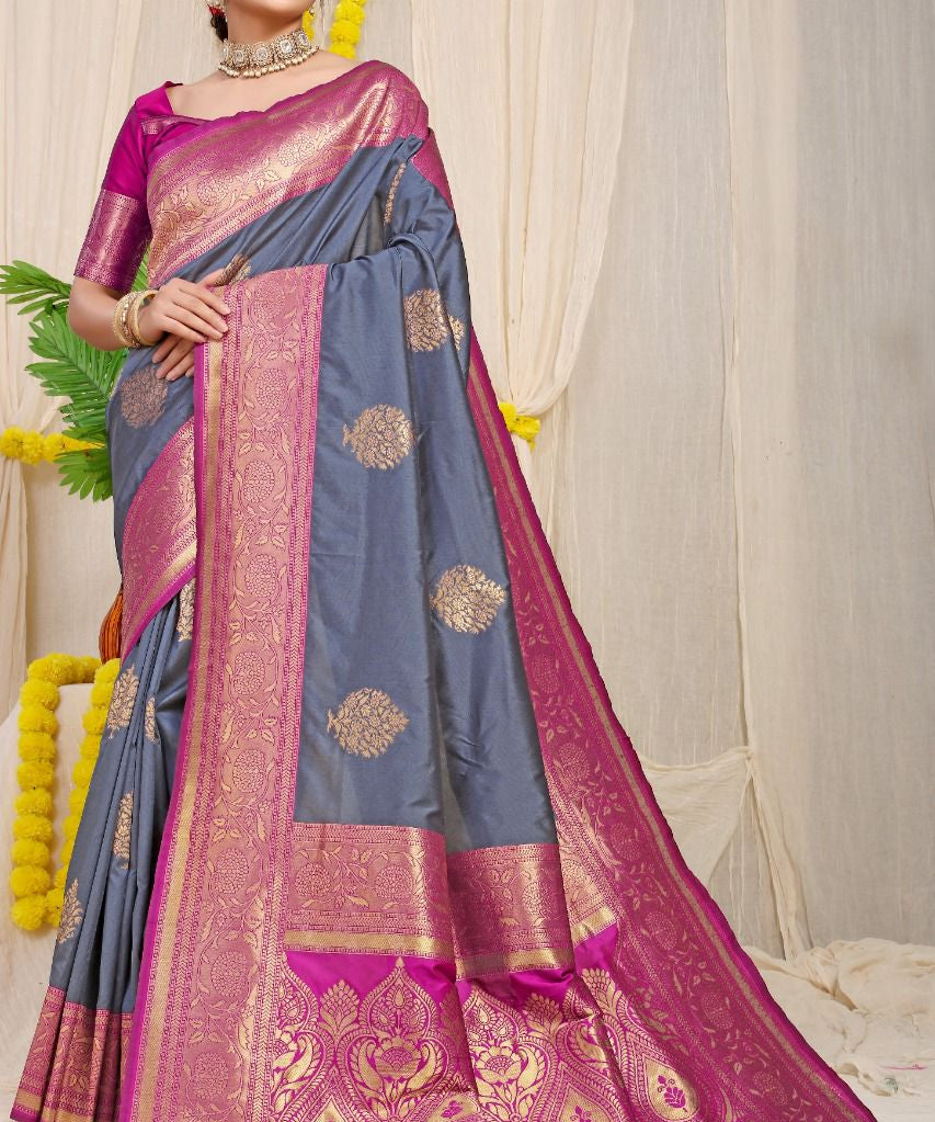 Kankavati Pure Handloom Silk Saree