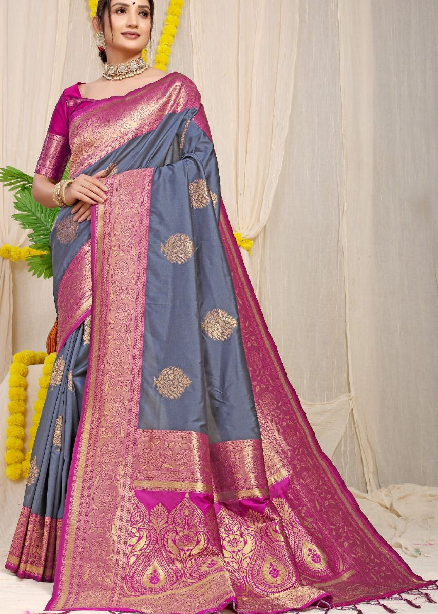 Kankavati Pure Handloom Silk Saree